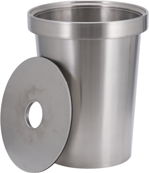 Stainless steel trash can 
