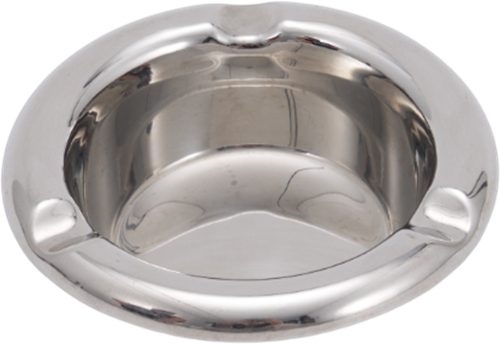 Stainless steel ashtray