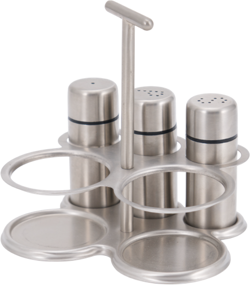 Stainless steel seasoning jar
