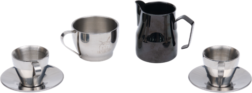 Coffee maker cup and saucer set